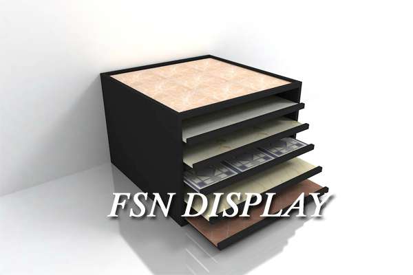 裝修展廳時(shí)，該選哪種瓷磚展示架